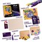 OKTO | DIY 3D Creative Air Dry Clay | 3D Painting natural canvas set | Famous Masterpieces ”Irises” | 11.8x15.7 inch